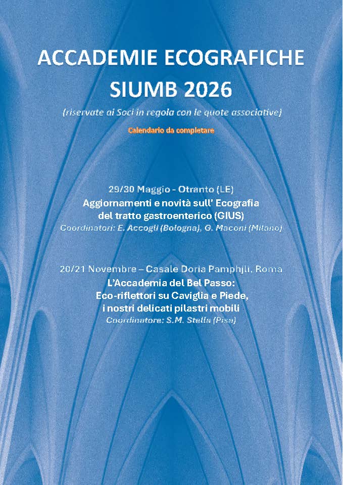 ACCADEMIE ECOGRAFICHE SIUMB 2026