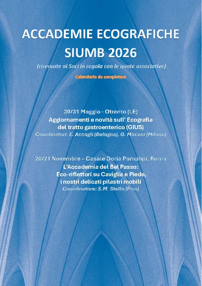ACCADEMIE ECOGRAFICHE SIUMB 2026